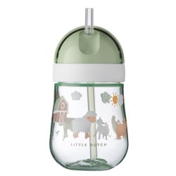 Kubek dziecięcy ze słomką 300ml mio little farm 108014065399