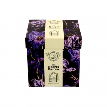 Kubek na stopce 325 ml VIOLET TULIPS