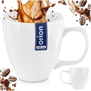 Kubek porcelanowy biały mona 400 ml