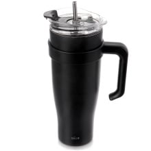 Kubek termiczny stalowy czarny z uchwytem TERMO 1,2 l Kubek termiczny stalowy czarny z uchwytem TERMO 1,2 l