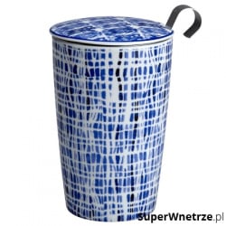 Kubek z zaparzaczką do herbaty 350ml Eigenart Smugi indigo
