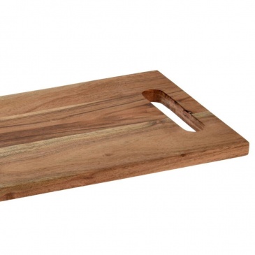Kuchenna deska drewniana do krojenia, serwowania, z uchwytem 40x20cm