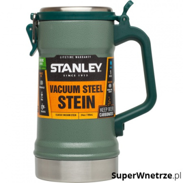 Kufel termiczny z zamknięciem 0,7L Stanley Classic zielony