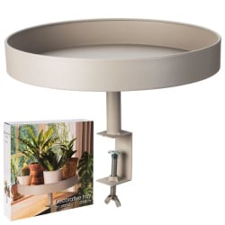 Kwietnik metalowy szary 36 cm