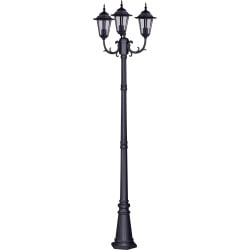 Lampa ogrodowa stojąca k-7009a2/3 czarny z serii standard