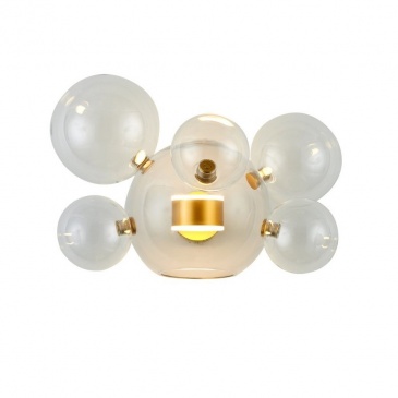 Lampa ścienna BUBBLES -5+1W LED złota 3000 K