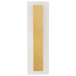 Lampa ścienna ogrodowa led rosalie 30 cm złoty
