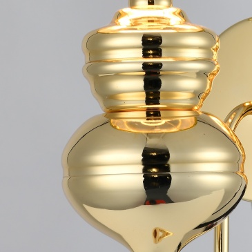 Lampa ścienna queen złota 18 cm