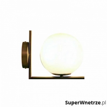 Lampa ścienna 22cm Step into design Solaris biało-złota