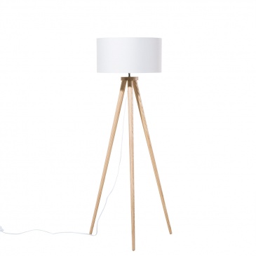 Lampa stojąca - lampa podłogowa w kolorze białym - oświetlenie - Ottaviano
