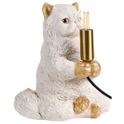 Lampa stołowa Kot YOKO Biały