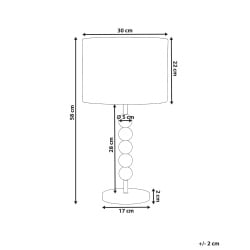 Lampa stołowa LOKY Metal Beżowy