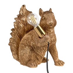Lampa stołowa Wiewiórka PINOLI Złoty
