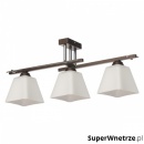 Lampa sufitowa 18x65cm Lampex Eri 3 biała