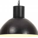 Lampa wisząca, 25 W, czarna, okrągła, 48 cm, E27