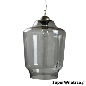 Lampa wisząca 41 cm Gie El szara