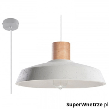 Lampa wisząca Sollux Lighting Afra biała