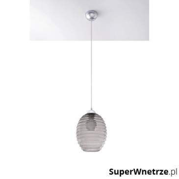 Lampa wisząca Sollux Lighting Alvaro grafit