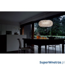 Lampa wisząca śr.50cm King Home Aria srebrna