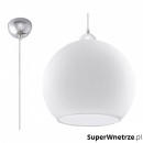 Lampa wisząca Sollux Lighting Ball biała