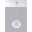 Lampa wisząca Sollux Lighting Ball biała