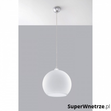 Lampa wisząca Sollux Lighting Ball biała