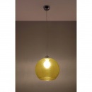 Lampa wisząca Sollux Lighting Ball żółta