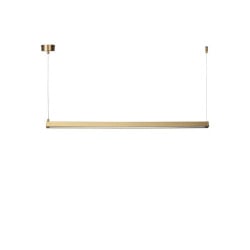 Lampa wisząca BEAM-80 LED - złota oprawa liniowa 4000K