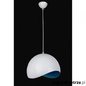 Lampa wisząca Bella 1 Lampex niebieska