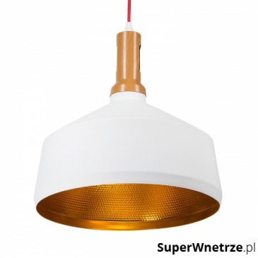 Lampa wisząca biało-złota SEPIK BLmeble