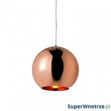 Lampa wisząca King Home Bolla 20 miedziana