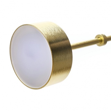 Lampa wisząca CAPRI 4 złota - LED, aluminium, szkło
