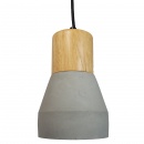 Lampa wisząca concrete szary beton 12 cm