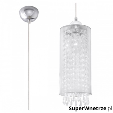 Lampa wisząca Sollux Lighting Ferrero przezroczysta