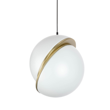 Lampa wisząca GLOBE 38 złota - LED, akryl, metal