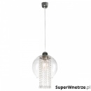 Lampa wisząca Globe Deluxe Lampex przezroczysta