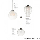 Lampa wisząca Lampex Globe Pro przezroczysta