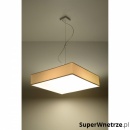 Lampa wisząca Sollux Lighting Horus biała