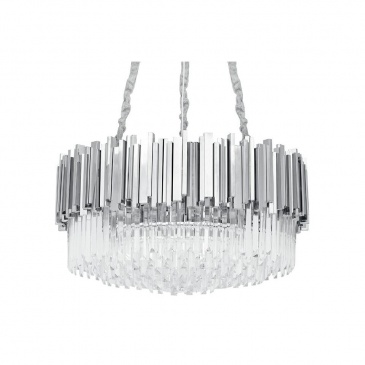 Lampa wisząca IMPERIAL SILVER 80 - stal, kryształ