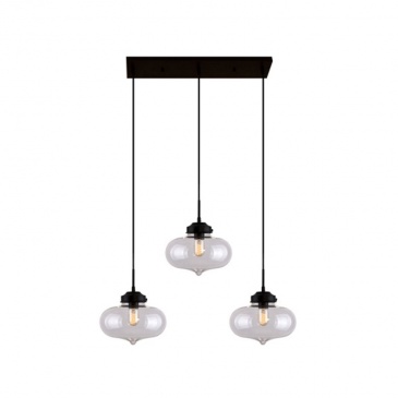 Lampa wisząca London Loft 140x85 cm ALTAVOLA DESIGN przeźroczysta