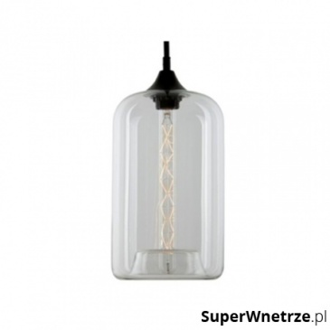 Lampa wisząca London Loft 4 CL 35x76 cm ALTAVOLA DESIGN przeźroczysta