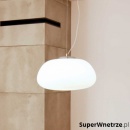 Lampa wisząca 42cm Step into design Lucidum Flat biała