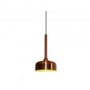 Lampa wisząca 19x19cm Altavola Design Mid-century Glam 8 miedziana