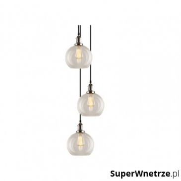 Lampa wisząca New York Loft 2 CO 150x42 cm ALTAVOLA DESIGN srebrna