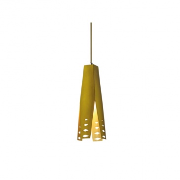 Lampa wisząca 13cm Altavola Design Origami Design 2 brązowo-złota