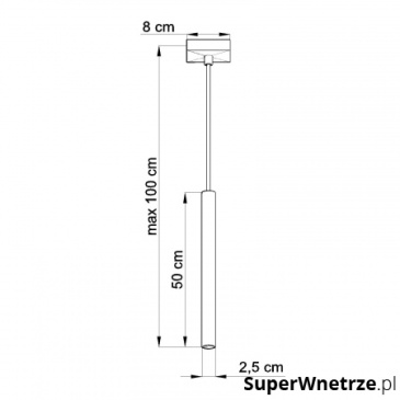 Lampa Wisząca PASTELO 1 Biała