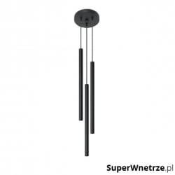 Lampa Wisząca PASTELO 3P Czarna