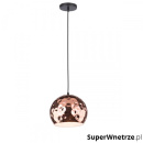 Lampa wisząca Rosa Lampex miedziano-złota