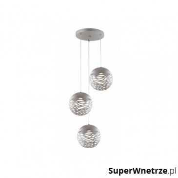 Lampa wisząca 42cm Altavola Design Shadows 3 CO szary