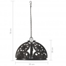 Lampa wisząca w industrialnym stylu, 45 cm, E27